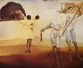 Dalí, Salvador: Enchanted Beach with Three Fluid