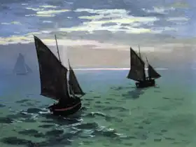 Monet, Claude: Vyplouvající lodě