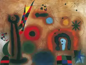 Miró, Joan: Libelle mit roten Flügeln