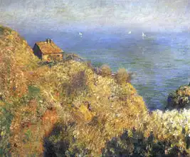 Monet, Claude: Rybářská chata na útesu u Varengeville