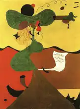 Miró, Joan: Portrét slečny Millsové
