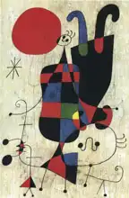 Miró, Joan: Postava se psem