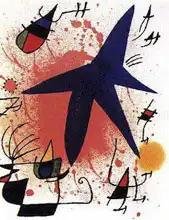 Miró, Joan: Modrá hvězda