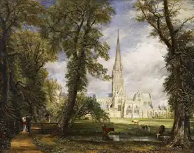 Constable, John: Katedrála v Salisbury