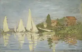 Monet, Claude: Jachty v Argenteuil