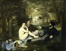 Manet, Edouard: Piknik v trávě