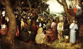Brueghel, Pieter (ml.): Jan Křtitel při modlitbě