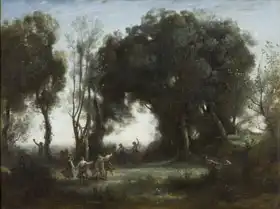 Corot, J. B. Camille: Ráno - tanec nymf