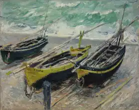 Monet, Claude: Rybářské lodě