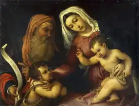 Lotto, Lorenzo: Madona s dítětem a svatými Zachariáše a Janem Křtitelem