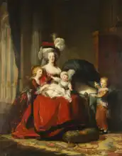 Vigée-Lebrun, Louise: Marie-Antoinetta s dětmi