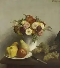 Fantin-Latour, Jean: Květiny s ovocem