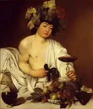 Caravaggio, M.: Mladý Bacchus