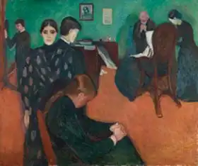Munch, Edward: Smrt v ošetřovně