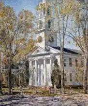 Hassam, Childe: Kostel v Old Lyme