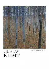 Klimt, Gustav: Plakát Bukový háj I (1902).