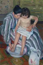 Cassatt, M. S.: Koupel dítěte