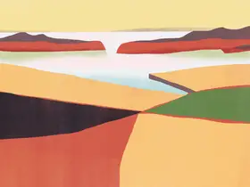 Dean, Little: Žlutá krajinomalba