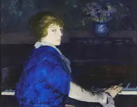 Bellows, Wesley George: Emma u klavíru