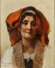 Duveneck, Frank: Hlava italské ženy