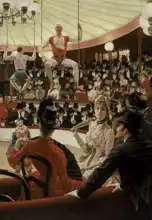 Tissot, James Joseph: Ženy v Paříži - obdivovatelky cirkusu