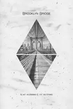 Viola, Melanie: Souřadnice NEW YORK CITY Brooklyn Bridge