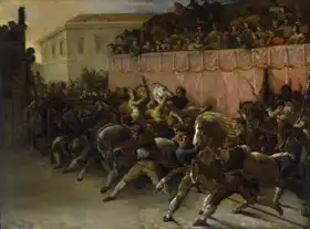Géricault, Théodore: Závody v Římě