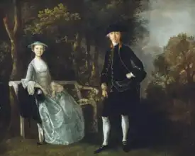 Gainsborough, Thomas: Lady Lloyd a její syn Richard Savage Lloyd z Hintlesham Hall (Suffolk)