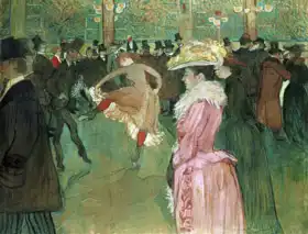 Toulouse-Lautrec, H.: Tanec v Moulin Rouge