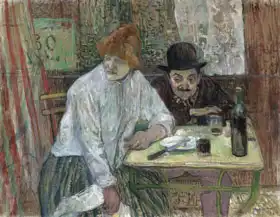 Toulouse-Lautrec, H.: V kavárně La Mie