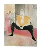 Toulouse-Lautrec, H.: La Clownesse assise