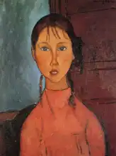 Modigliani, Amadeo: Dívka s copy