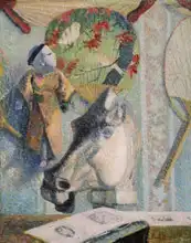 Gauguin, Paul: Zátiší s koňskou bystou