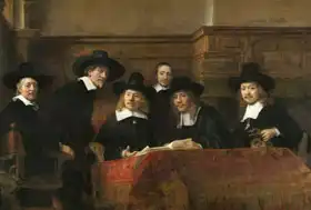 Rembrandt, van Rijn: Představenstvo soukenického cechu