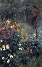 Renoir, Auguste: Zahrada v ulici Cortot, Montmartre