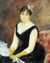 Renoir, Auguste: Portrét Madame Clapisson
