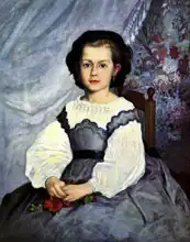 Renoir, Auguste: Portrét Mademoiselle Romaine Lancaux