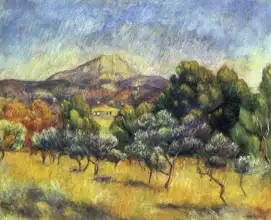 Renoir, Auguste: Montagne Sainte-Victoire 