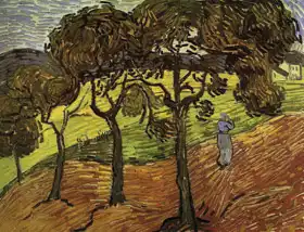 Gogh, Vincent van: Krajinka se stromy