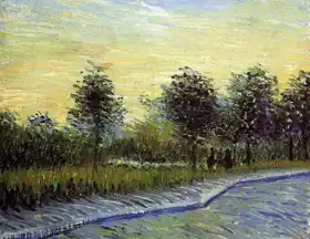 Gogh, Vincent van: Alej v Argensonově parku v Asnieres