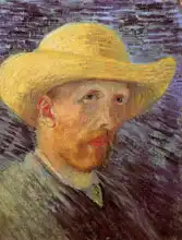 Gogh, Vincent van: Autoportrét ve slaměném klobouku