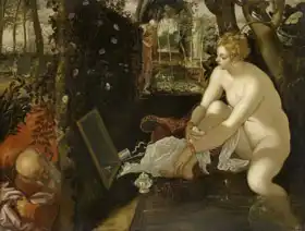 Robusti (Tintoretto), J.: Zuzana a stařec