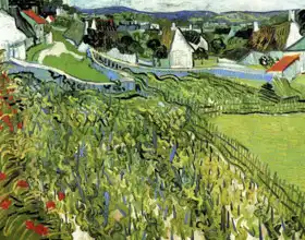 Gogh, Vincent van: Vinice s výhledem na Auvers
