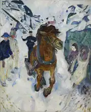 Munch, Edward: Klusající kůň