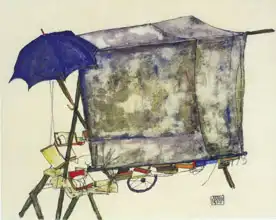 Schiele, Egon: Stánek