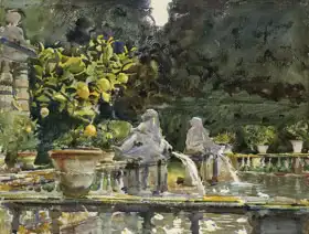 Sargent, John Singer: Villa di Marlia, Lucca- Fountain