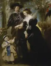 Rubens, Peter Paul: Helena Fourment a syn Frans