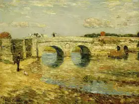 Hassam, Childe: Most přes řeku Stour