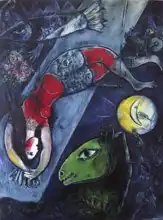 Chagall, Marc: Modrý cirkus