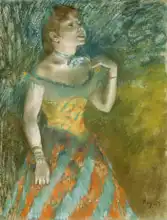 Degas, Edgar: Zpěvačka v zeleném